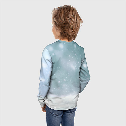 Детский лонгслив Милый конек / 3D-принт – фото 4