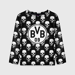 Детский лонгслив Borussia черепа