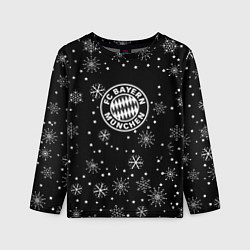 Детский лонгслив Бавария Мюнхен зима снежинки