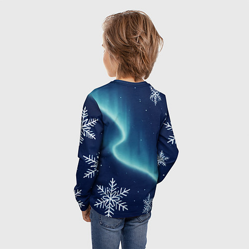 Детский лонгслив С Новым 2026 годом / 3D-принт – фото 4