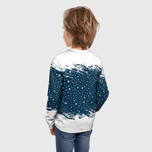 Детский лонгслив Кот Бендер - 2026 / 3D-принт – фото 4