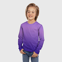 Лонгслив детский The color is purple, цвет: 3D-принт — фото 2
