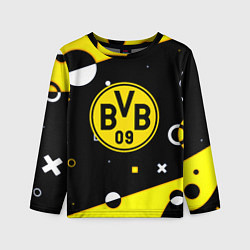 Лонгслив детский Borussia геометрия текстура, цвет: 3D-принт