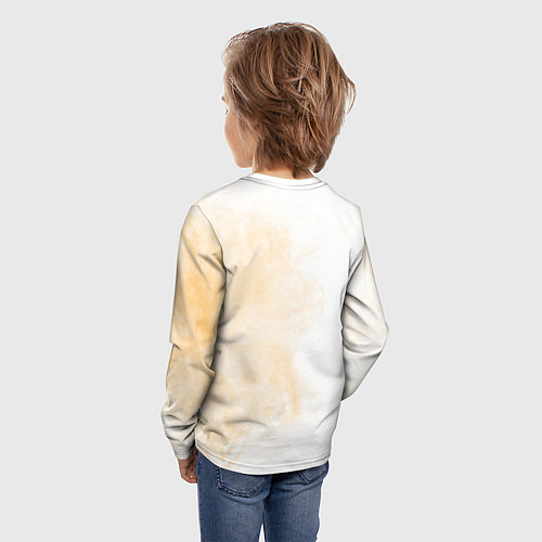 Детский лонгслив Соник верхом на коне / 3D-принт – фото 4