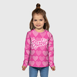 Лонгслив детский Barbie, цвет: 3D-принт — фото 2