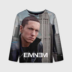 Лонгслив детский Eminem: It's Rap, цвет: 3D-принт