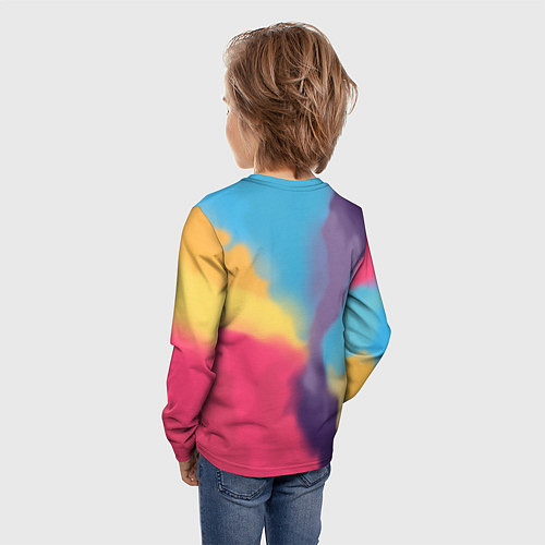 Детский лонгслив Big Bang Art / 3D-принт – фото 4