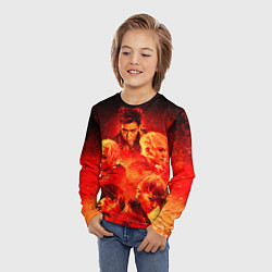 Лонгслив детский Big Bang: Flame Boys, цвет: 3D-принт — фото 2