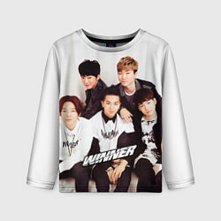 Лонгслив детский Winner Boys, цвет: 3D-принт
