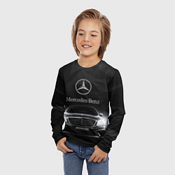 Лонгслив детский Mercedes, цвет: 3D-принт — фото 2