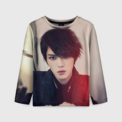 Лонгслив детский Kim JaeJoong, цвет: 3D-принт