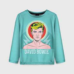 Лонгслив детский David Bowie: pop-art, цвет: 3D-принт