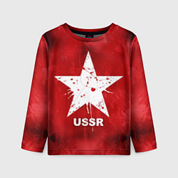 Детский лонгслив USSR Star