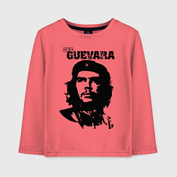 Лонгслив хлопковый детский Che Guevara, цвет: коралловый