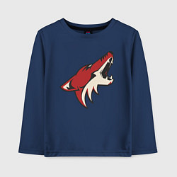 Лонгслив хлопковый детский Phoenix Coyotes, цвет: тёмно-синий