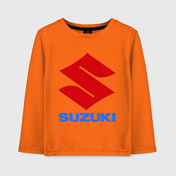 Лонгслив хлопковый детский Suzuki, цвет: оранжевый