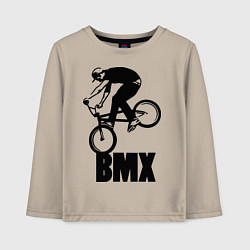 Лонгслив хлопковый детский BMX 3, цвет: миндальный