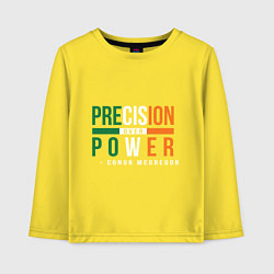 Детский лонгслив Precision Over Power