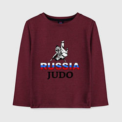 Детский лонгслив Russia judo