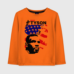 Лонгслив хлопковый детский Mike Tyson: USA Boxing, цвет: оранжевый