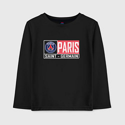 Лонгслив хлопковый детский Paris Saint-Germain - New collections, цвет: черный