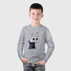 Лонгслив хлопковый детский Hollow Knight, цвет: меланж — фото 2
