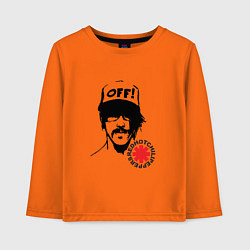 Лонгслив хлопковый детский Red Hot Chili Peppers: Off, цвет: оранжевый