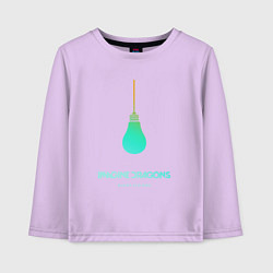 Лонгслив хлопковый детский Imagine Dragons: Night Visions, цвет: лаванда