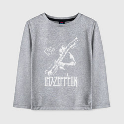 Лонгслив хлопковый детский Led Zeppelin, цвет: меланж