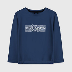 Лонгслив хлопковый детский Joy Division, цвет: тёмно-синий