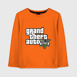 Лонгслив хлопковый детский GTA Five, цвет: оранжевый