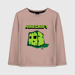 Детский лонгслив Minecraft Creeper