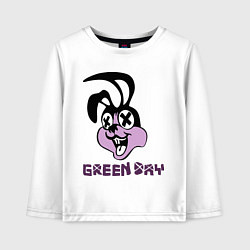 Лонгслив хлопковый детский Green Day: Rabbit, цвет: белый