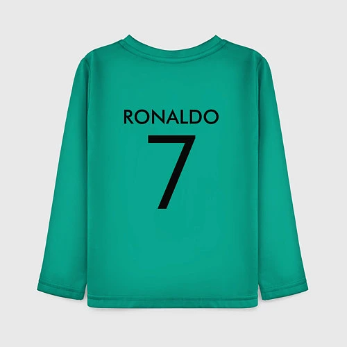 Детский лонгслив Ronaldo: Juve Sport / Зеленый – фото 2