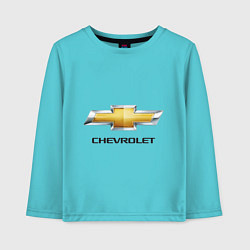 Детский лонгслив Chevrolet логотип