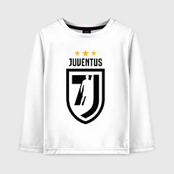 Лонгслив хлопковый детский Juventus 7J, цвет: белый