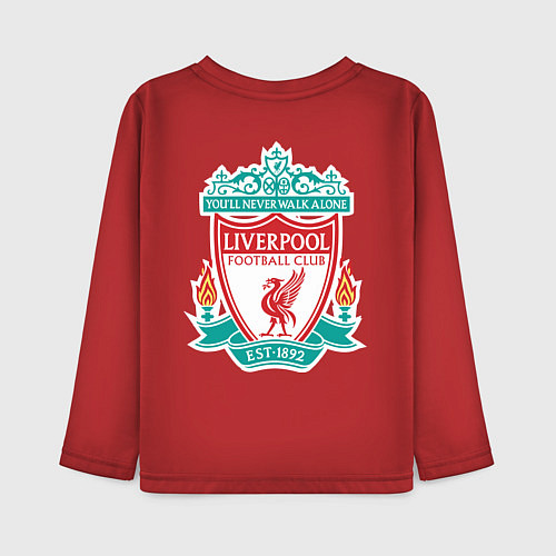 Детский лонгслив Liverpool FC / Красный – фото 2