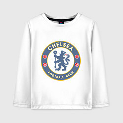 Лонгслив хлопковый детский Chelsea FC, цвет: белый