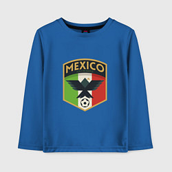 Лонгслив хлопковый детский Mexico Football, цвет: синий