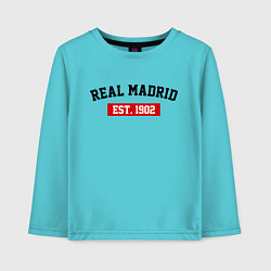 Детский лонгслив FC Real Madrid Est. 1902