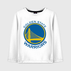 Лонгслив хлопковый детский Golden state Warriors, цвет: белый