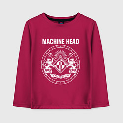 Лонгслив хлопковый детский Machine Head MCMXCII, цвет: маджента