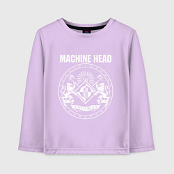 Лонгслив хлопковый детский Machine Head MCMXCII, цвет: лаванда