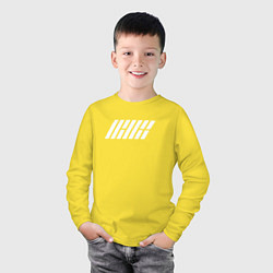 Лонгслив хлопковый детский IKON, цвет: желтый — фото 2