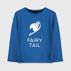 Лонгслив хлопковый детский Fairy Tail, цвет: синий
