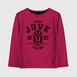 Лонгслив хлопковый детский Forza Juve 1897: Torino, цвет: маджента