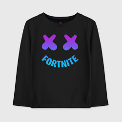 Лонгслив хлопковый детский FORTNITE x MARSHMELLO, цвет: черный