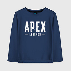 Лонгслив хлопковый детский Apex Legends, цвет: тёмно-синий