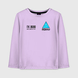 Лонгслив хлопковый детский RK800 CONNOR, цвет: лаванда