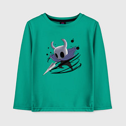 Лонгслив хлопковый детский Hollow Knight, цвет: зеленый